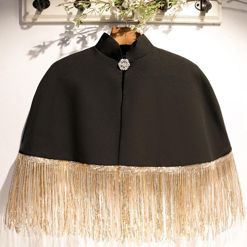Damska wiosna lato czarny kont – Tassel Fringe Trim recenzja i cena